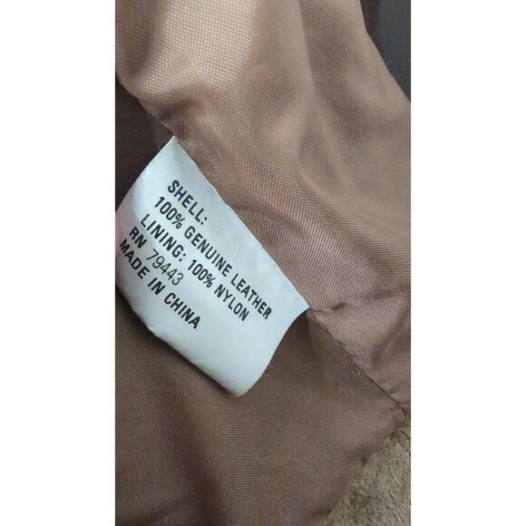 Vintage Learsi lg western leather fringe jacket - Picture 14 of 15